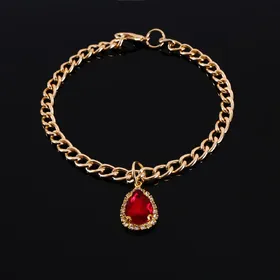 Meilleurs prix pour Collier pour Chat Collier pour Chien Princesse Amour Collier pour Chat Fait Main Collier pour Fête d'Anniversaire Accessoires pour Chat Animal de Compagnie Chiot Pendentif en Cristal Diamant S rouge