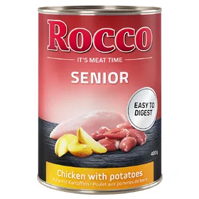 Meilleurs prix pour Lot Rocco Senior 12 x 400 g pour chien - poulet, pommes de terre