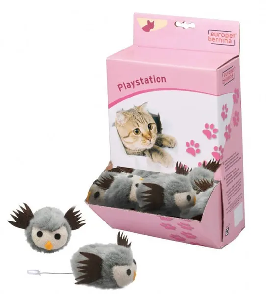 Ebi Chat Jouant Hibou Avec Corde 7,6 Cm – photo 2