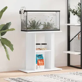 Meilleurs prix pour VIDAXL - Meuble pour aquarium Support pour aquarium - blanc - 60x30x60 cm - bois dingénierie 658758 Assemblage requis