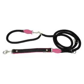 Meilleurs prix pour Barry King Smycz regulowana Skóra Łoś STRONG 25mm/12/220cm różowy (Chien), Collier + laisse