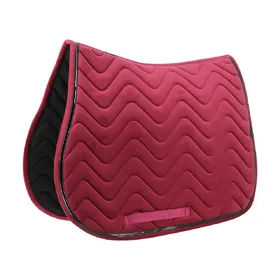 Meilleurs prix pour EQUITEHME Tapis de selle mixte Glossy en velours framboise pour cheval