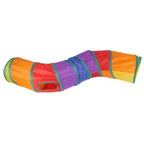 Meilleurs prix pour Tunnel de jeu pour chat - Phoesky - Interactif - 123x25 cm - Polyester - Pliable - Convient pour le jeu et la formation