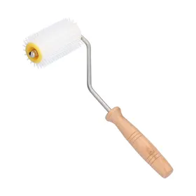 Comparer les prix de Rouleau à désoperculer le miel en plastique avec manche en bois Rouleau d'extraction de ruche Outil d'apiculture white
