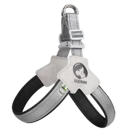 Comparer les prix de Harnais pour chien de Style selle pour petits et grands chiens, sangle de poitrine réfléchissante pour chiot et chat, gilet Yorks Chihuahua, fournitures de marche M Chest  46-56cm