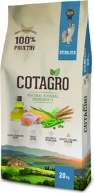 Comparer les prix de COTAGRO Sterilized volaille pour chat stérilisé - 20KG