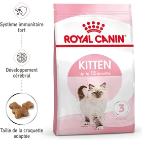 Meilleurs prix pour Royal Canin Kitten croquettes pour chaton de 4 à 12 mois - Lot de 2x 10kg