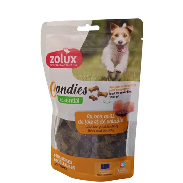 Friandises Candies mini os bi goût au foie et volaille - 150 g - 150g – photo 2