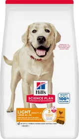Comparer les prix de HILL'S Science Plan Adult Large Breed LIGHT pour chien adulte de grande taille - 2 x 18kg