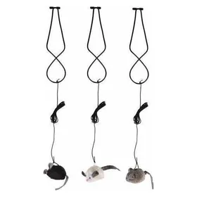 Comparer les prix de Flamingo Doorhanger Mouse With Sound Chip Cat (souris avec puce sonore) (Souris de jeu chat), Jouets pour chat