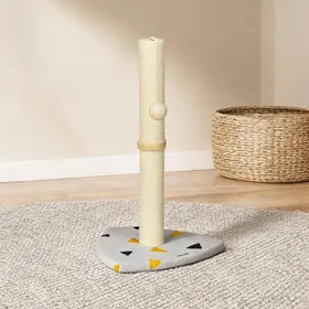 Comparer les prix de Arbre à chat compact avec griffoir en jute et boule de jeu structure en panneau de particules 35 x 35 x 62 cm