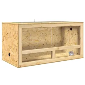 Comparer les prix de Vidaxl Terrarium Marron 50 X 100 X 50 Cm Osb