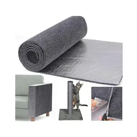 Comparer les prix de Tapis Griffoir pour Chat 300 x 40 cm Gris Grattoir Chat Canapé Tapis à Gratter Autocollant pour Chat Trimmable DIY Mult GRIFFOIR