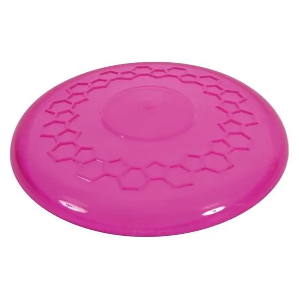 Jouet frisbee pop framboise pour chien – photo 2