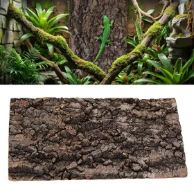 Meilleurs prix pour Fond en Écorce de Liège Naturelle pour Mur d'Escalade pour Reptiles Décor Flexible en Écorce d'Eucalyptus pour Terrariums Aquariums Idéal pour Lézards Serpents et S