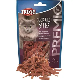 Meilleurs prix pour Friandises Chat – Trixie Premio duck filet bites – 50 gr