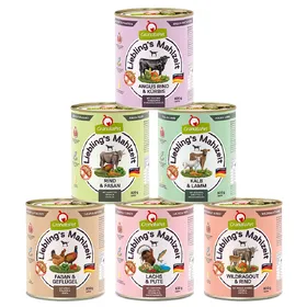 Meilleurs prix pour 24x800g GranataPet Liebling's Mahlzeit lot mixte II (6 variétés) - Pâtée pour chien