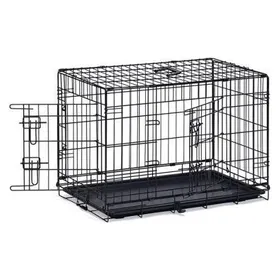 Meilleurs prix pour Beeztees Cage métallique 2 portes, Niche pour chiens