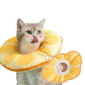 Comparer les prix de Collerette Élisabéthaine Imperméable pour Chat - Réglable et Confortable M