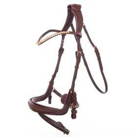 Meilleurs prix pour Bride équitation Kavalkade Caliano Via English Nb. With Flash - brown/brass - Marron - Full