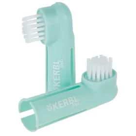 Comparer les prix de Lot de 2 brosse à dents pour chien Kerbl