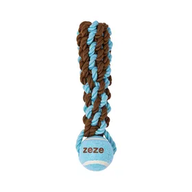 Meilleurs prix pour zeze “Sure” Jouet de Corde pour Chien - Balle Interactive en Coton Tressé pour Jeu et Nettoyage Dentaire