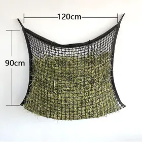 Comparer les prix de Sac à foin en filet écologique - Phoesky - 60x90 cm - Plastique - Pour chevaux - Écologique - Portable - Motif solide