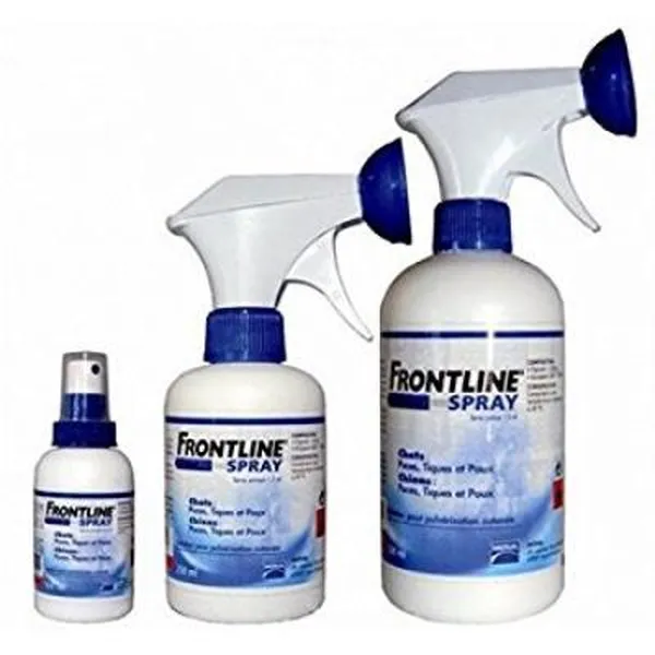 Frontline Spray Contre Les Puces, Les Tiques Et Les Poux 250 Ml – photo 2