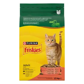 Meilleurs prix pour Friskies Adult Avec BUf, Poulet Et Légumes 1,5 Kg