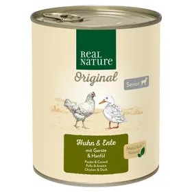 Meilleurs prix pour REAL NATURE Senior Poulet et canard 6x800 g