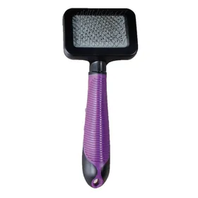 Comparer les prix de Brosse - KARLIE - 1030269 - Brosse universelle pour chat - Poignée ergonomique antidérapante - Fait briller le pelage