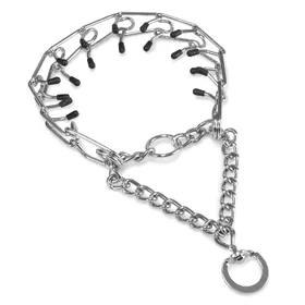 Comparer les prix de Arquivet Collier Étrangleur À Pointes En Métal Avec Protection 55Cm