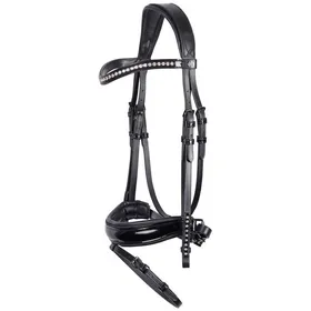 Comparer les prix de Bridon équitation anatomique Harry's Horse Diamond Lacque