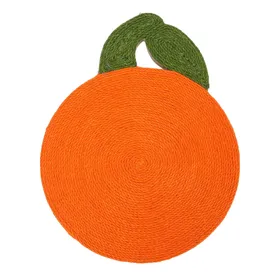 Comparer les prix de Tapis Griffoir pour Chat Gain de Place Protège Meubles Rond Ventouse Coussin Griffoir pour Chat pour la Maison orange