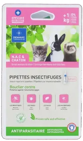 Meilleurs prix pour Pipette insectifuge NAC et Chaton - 4 pipettes