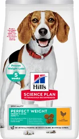 Comparer les prix de Hill's Science Plan Canine Adult MEDIUM Perfect Weight Poulet