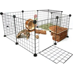 Meilleurs prix pour Parc modulable Zolia Merry - Plusieurs coloris disponibles - Set complet pour lapins, rongeurs, chiots, chats