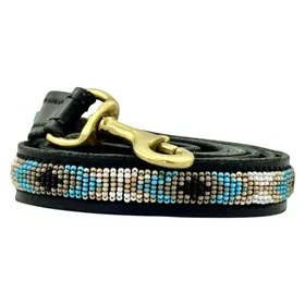 Comparer les prix de Kampuni Hundeline Bracelets turquoise long, 162x2,1 cm (Chien, Promenade), Collier + laisse