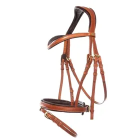 Comparer les prix de Bridons équitation pour cheval avec flash Kavalkade Robin English Nb - cognac/brass - Marron - Full