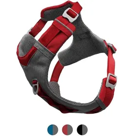 Comparer les prix de Kurgo Journey Air (TM) - Harnais de course pour chien, harnais de randonnée pour chien, harnais pour chien, rouge - gris, XS