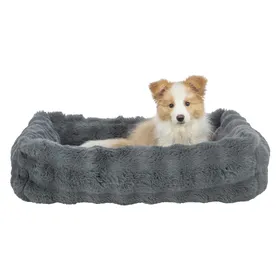 Comparer les prix de Trixie Elli bed, sqaure, 80 × 60 cm, dark grey (Chat, Chien), Panier pour chien + chat