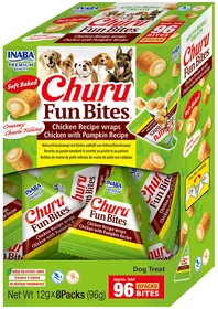 Meilleurs prix pour INABA Friandises pour Chien - Fun Bites Roulés à la Citrouille et au Poulet, Snacks Sains et Délicieux