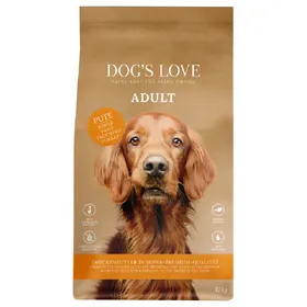 Comparer les prix de Dog's Love Adult dinde pour chien - 12 kg