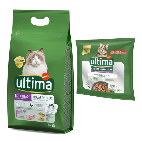 Ultima Stérilisé, Boules de poils - Croquettes pour chat – photo 2