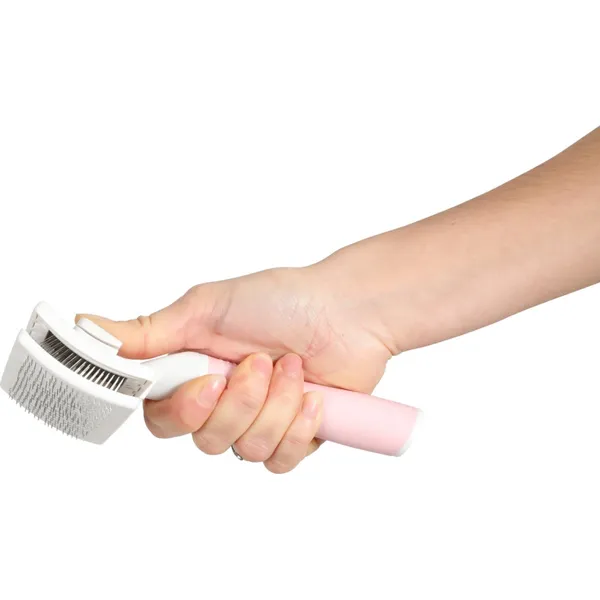 Brosse SLICKER retractable taille S pour chat – photo 3