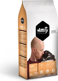 Comparer les prix de AMITY Cats Poulet pour chat - 2 x 20kg