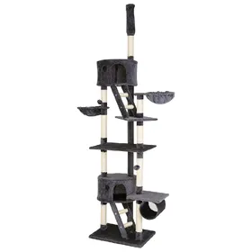 Comparer les prix de Arbre à chat griffoir grattoir jouet animaux douillet et peluché gris 230-250 cm