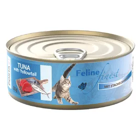 Comparer les prix de Feline Finest thon, sériole - Pâtée pour chat