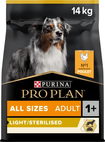 PURINA PRO PLAN All sizes Adult Light/Sterilised, poulet - Croquettes pour chien – photo 5