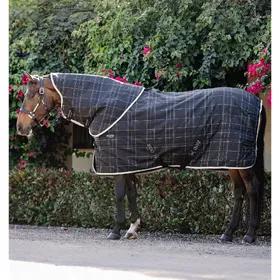 Comparer les prix de Couverture d'écurie pour cheval à capuche Horseware Rhino 100g